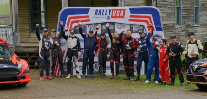 Uno degli scatti durante l'edizione zero del Rally USA