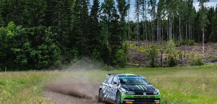 Solberg sulle strade di casa incanta.