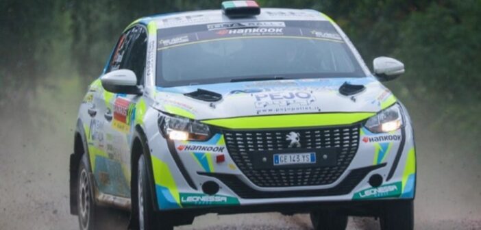 La Peugeot 208 Rally4 di Daprà torna a volare