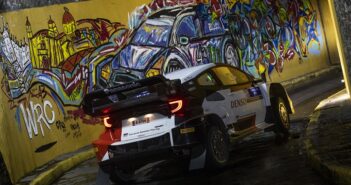 Uno dei suggestivi quadri del Rally Mexico gara oramai a rischio