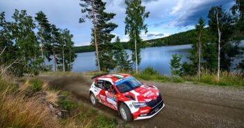 La Fabia Evo di Mabellini sulle strade sterrate del Varmland