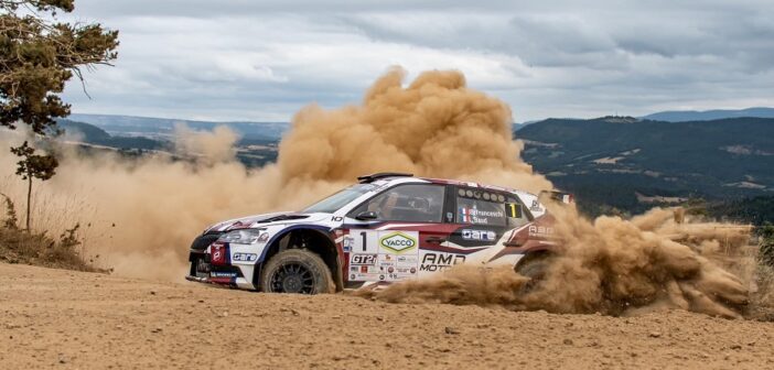 Franceschi in azione sulle strade del Lozere (Foto Ugo Breysse)