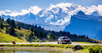 La C3 Rally2 di Bonato nei fantastici scenari del Mont Blanc