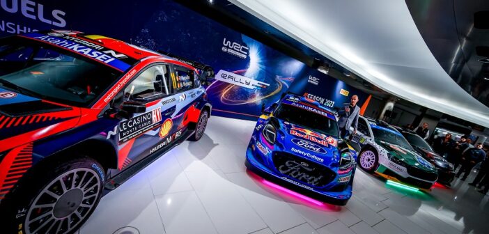 La presentazione della stagione 2023 di WRC Promoter a Montecarlo.