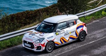 La Suzuki Swift della R-Technology al rally Llanes prova del Super campionato