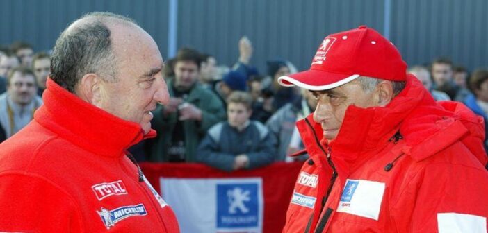 Corrado Provera e il suo vice JP Nicolas sul campo di gara ..