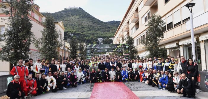 La foto di gruppo dei protagonisti alla finale unica 2023 al rally del Lazio