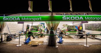 Le tende di Skoda Motorsport nell'ultima stagione ufficiale