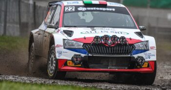 Daprà nel suo debutto sulla Fabia al ACI Rally Monza