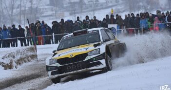 La Skoda Fabia Rally2 Evo di Lengauer incanta il pubblico