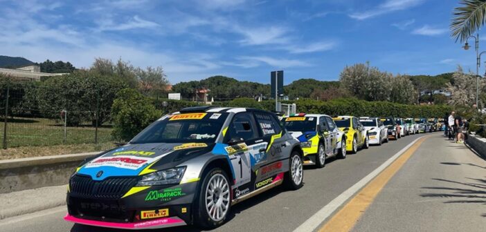 Le vetture dell'IRC al Rallye Elba