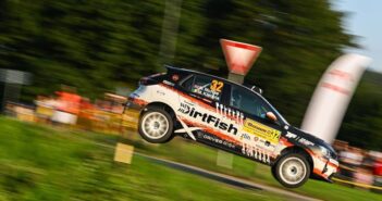 Il giovane Max Mc Rae in azione sulle speciali del Barum con l'Opel Corsa Rally4