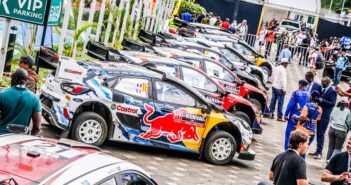 Le Rally1 in bella mostra a Nairobi