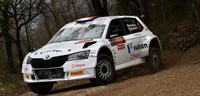 Umberto Scandola podio al rally di Foligno protagonista del CIRT