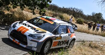 Pedersoli Bonato nella loro cavalcata vittoriosa sulla Citroen DS3 WRC