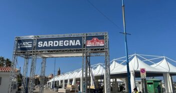 La zona service del Sardegna in corso di allestimento