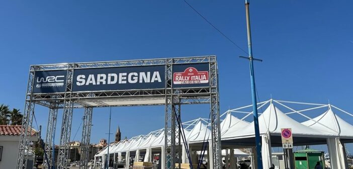 La zona service del Sardegna in corso di allestimento