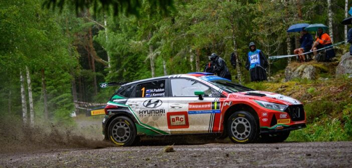 Paddon sulle speciali della prima edizione dello Scandinavia dove ha concluso al secondo posto