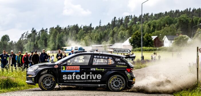 La Fabia RS di Solberg Junior lanciato verso il bis nello Scandinavian ERC