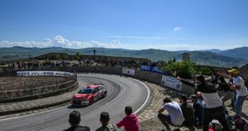 Andrea Crugnola nella sua cavalcata al Targa Florio