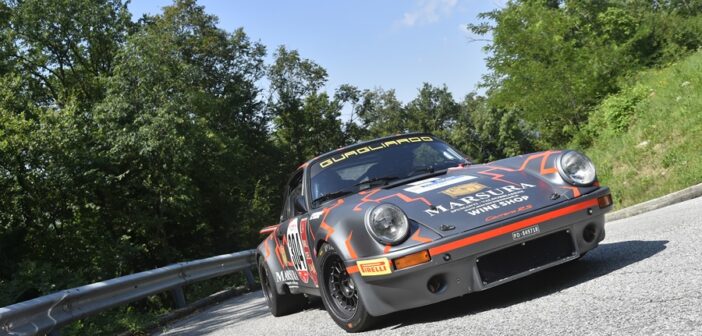 La Porsche 911 RS di Marsura sulle strade Friulane