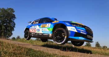 La Fabia RS Rally2 di Tannert vola verso il successo sulla pedana di Lübbecke