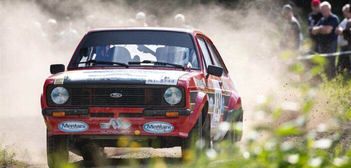 La Ford Escort RS di Tonelli in azione sulle speciali finniche