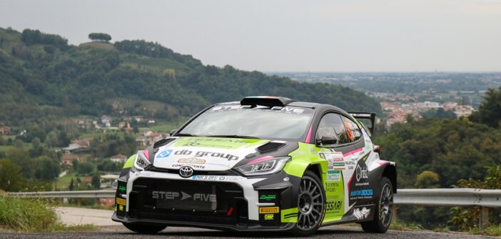 La Toyota di Marco Signor vola sulle strade di Bassano