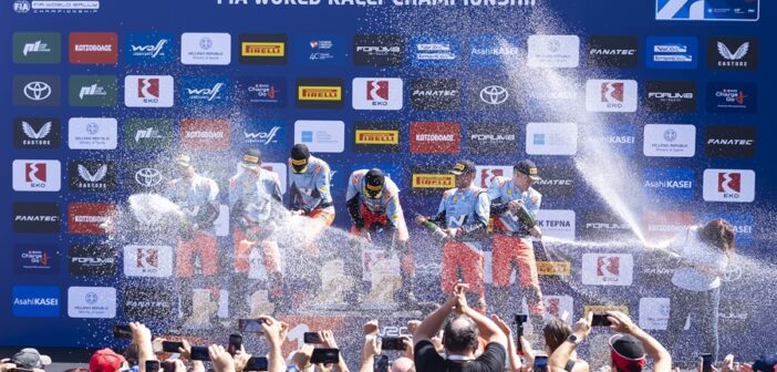 Il podio finale in Grecia tutto Hyundai