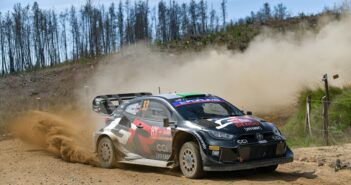 La GR Yaris Rallyi di Evans al comando del Cile