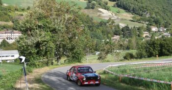 La Ford Escort di Tonelli in azione (Foto Thomas Simonelli)