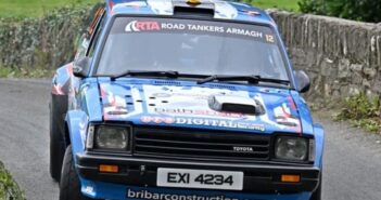 La Toyota Starlet di Jason Black in azione