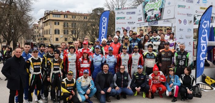 La foto di gruppo del CIAR 2025 al rally del Ciocco