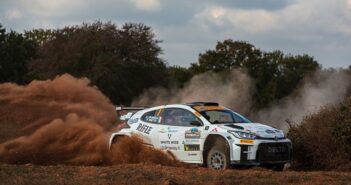 Crugnola in azione al volante della GR Yaris Rally2