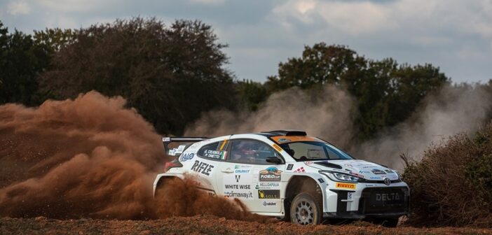 Crugnola in azione al volante della GR Yaris Rally2