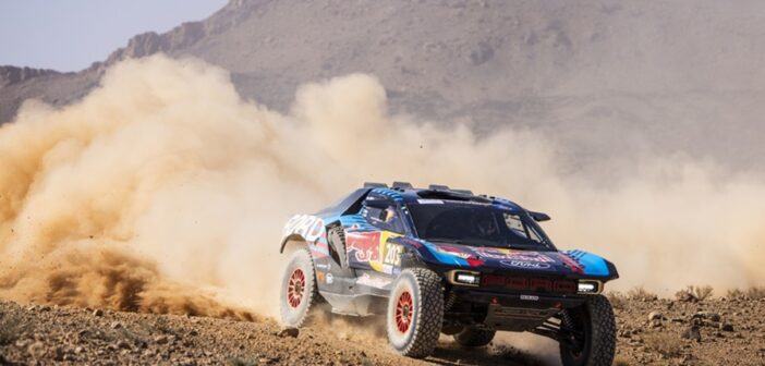 Il Raptor di Sainz nelle prove generali al Rallye du Maroc