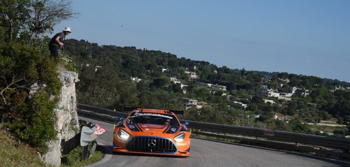 La Mercedes AMG GT3 di Parrino a Fasano