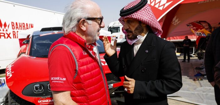 Richards e Ben Sulayem alla Dakar 2023